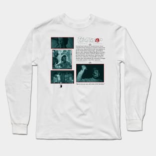 Friday the 13th (1980) Synopsis Design Long Sleeve T-Shirt